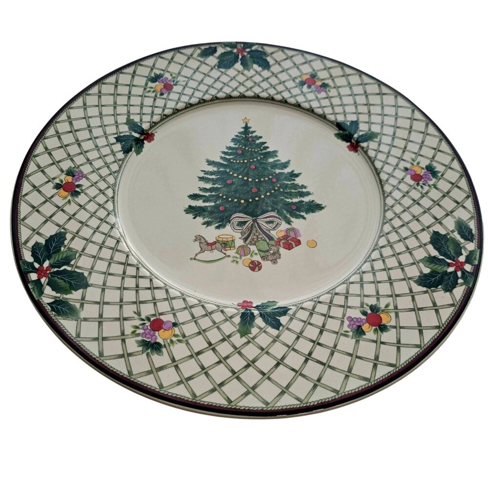 Mikasa Christmas Story Serving Plate 12.5" platter round romantic country dishw - Picture 6 of 9